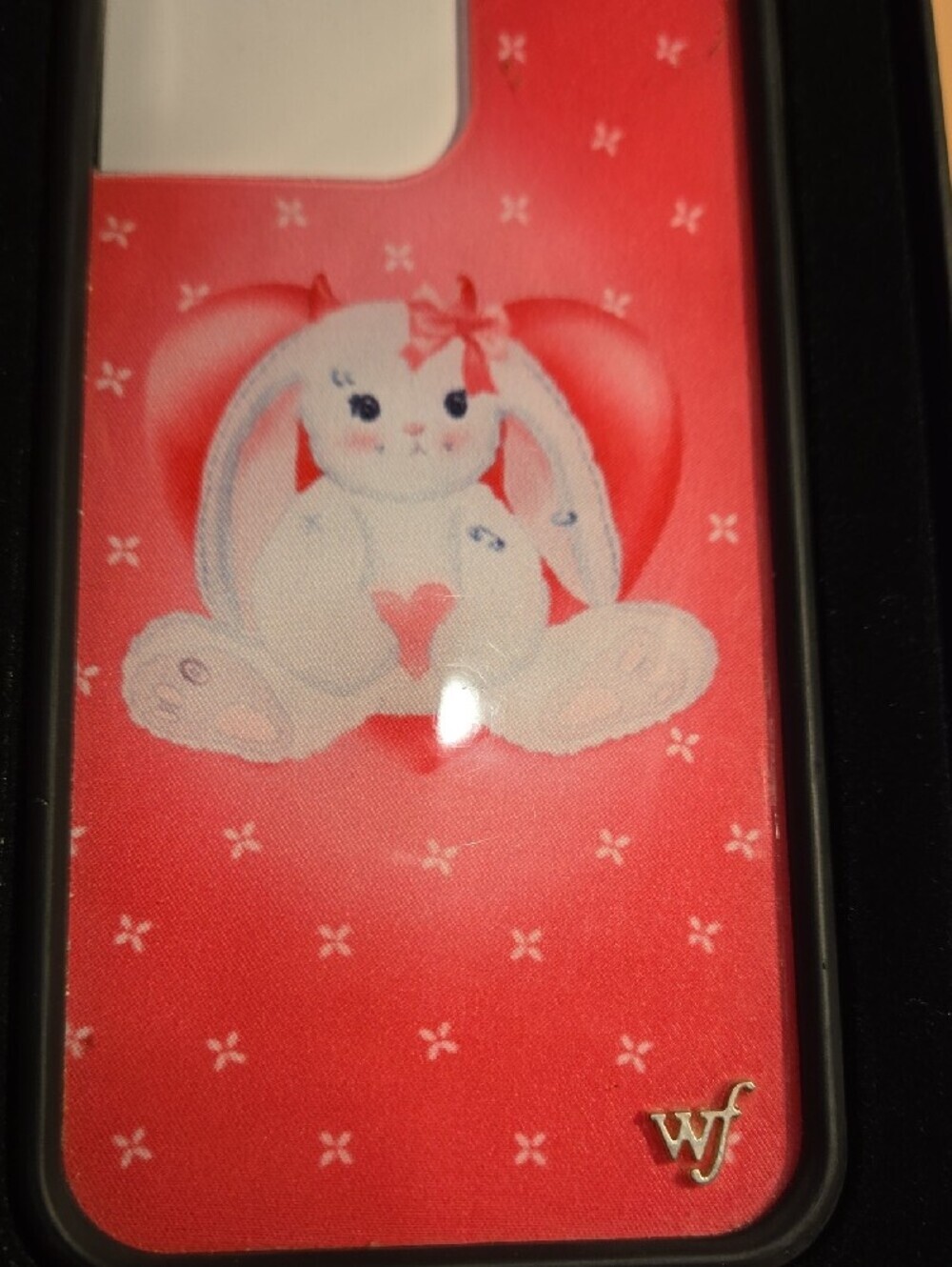 Wildflower iPhone 14 Pro Max Case Pink Bunny Heart Design - Picture 3 of 4